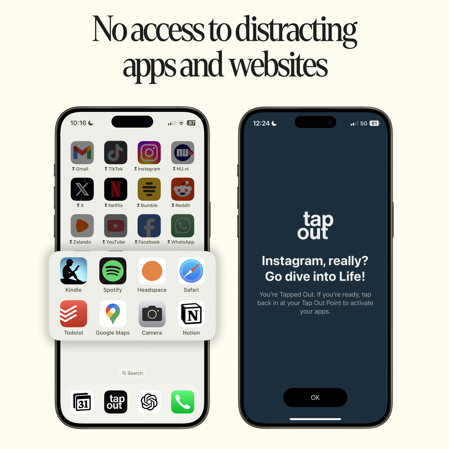 Tap Out Point - iOS & Android